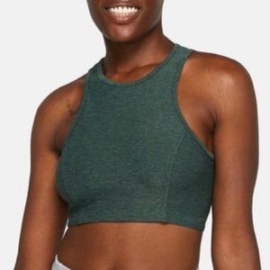 Outdoor Voices Athena Crop - Hunter Green